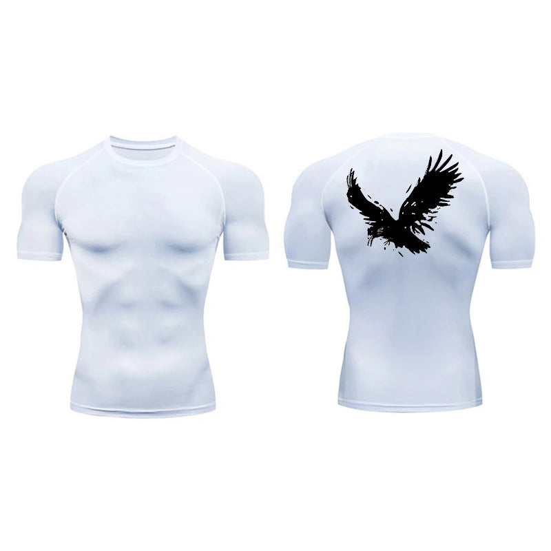 T-shirt de compression oiseau