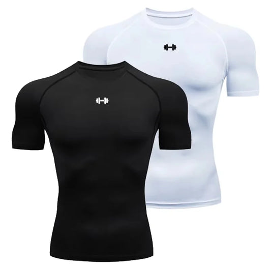 T-shirt de compression Haltère