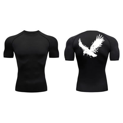 T-shirt de compression oiseau