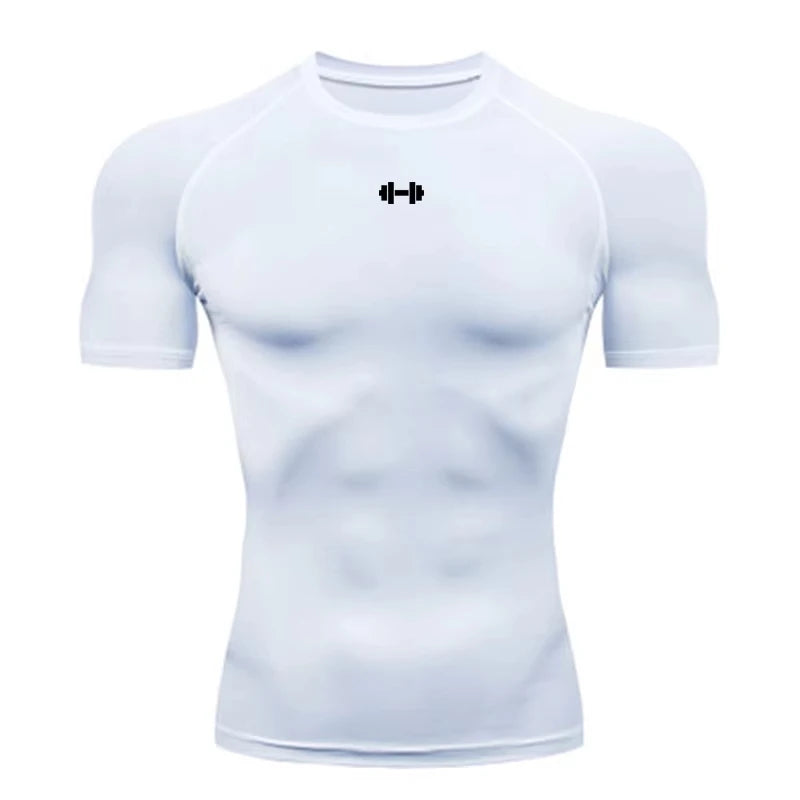 T-shirt de compression Haltère