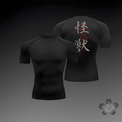 T-shirt de compression symbole Japonais