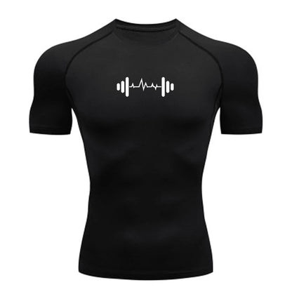 T-shirt de compression Haltère Song