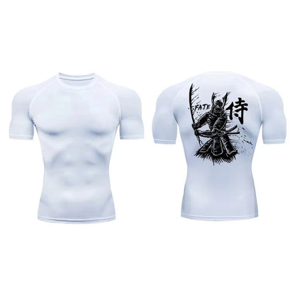 T-shirt de compression motifs japonais