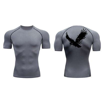 T-shirt de compression oiseau
