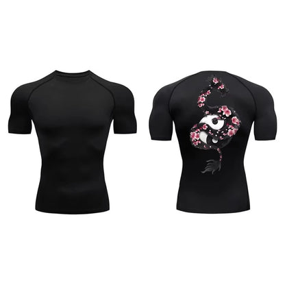 T-shirt de compression japon
