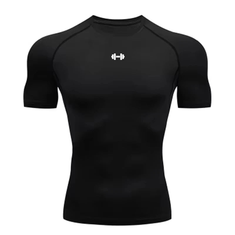 T-shirt de compression Haltère