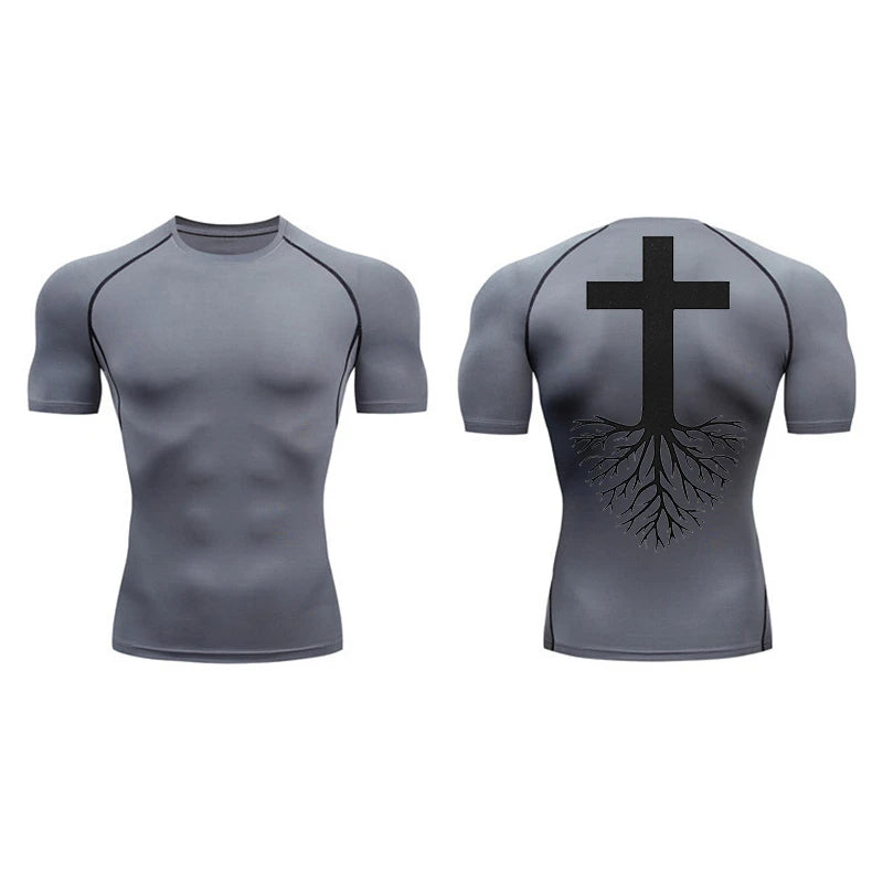 T-shirt de compression chrétien