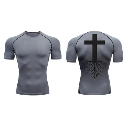 T-shirt de compression chrétien