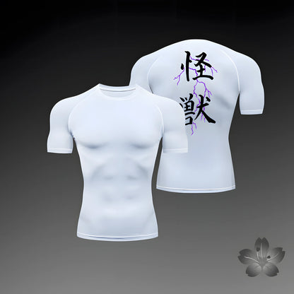 T-shirt de compression symbole Japonais