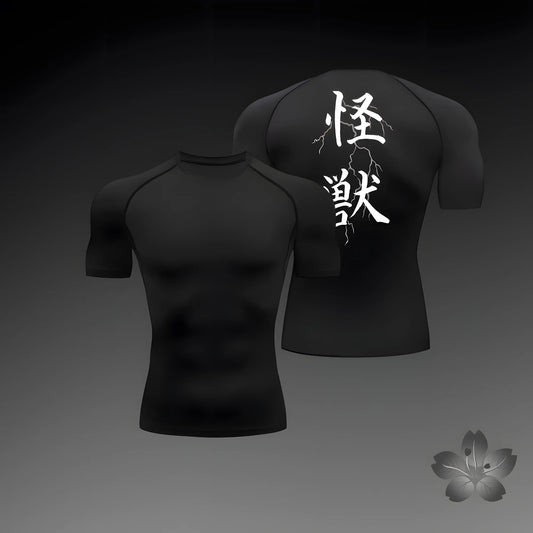 T-shirt de compression symbole Japonais
